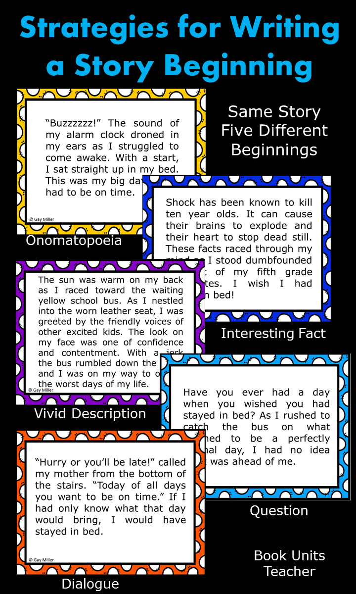 Narrative Hook - Strategies for Writing a Story Beginning