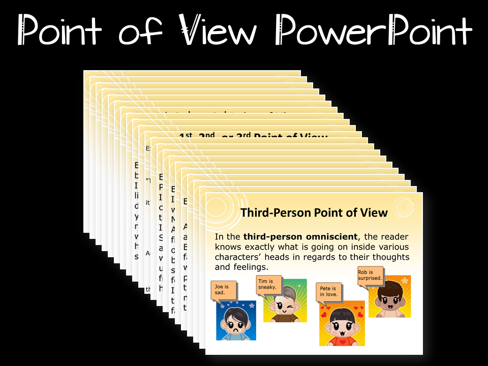 Five Ideas for Teaching Point of View with Free Printable Activities