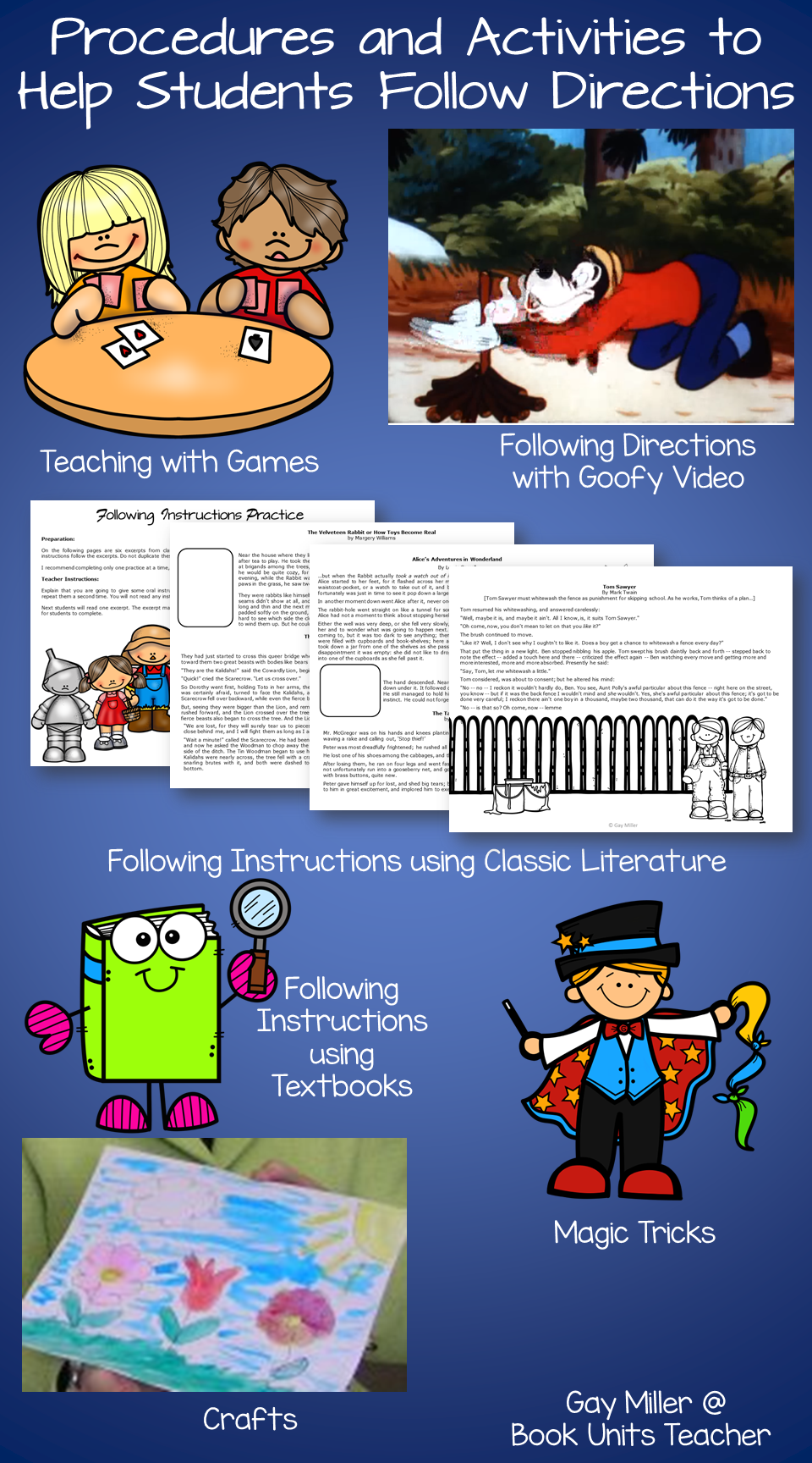 Ideas and Free Printable to Teach Following Directions