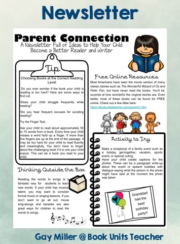 Parent Connection Newsletter