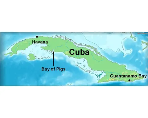 Bay of Pigs Map