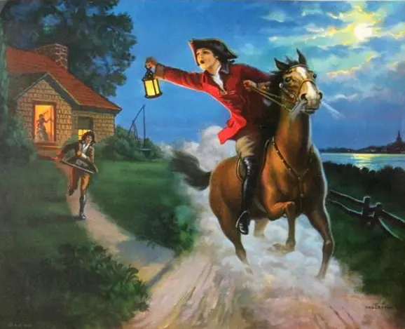 Paul Revere poem activity
