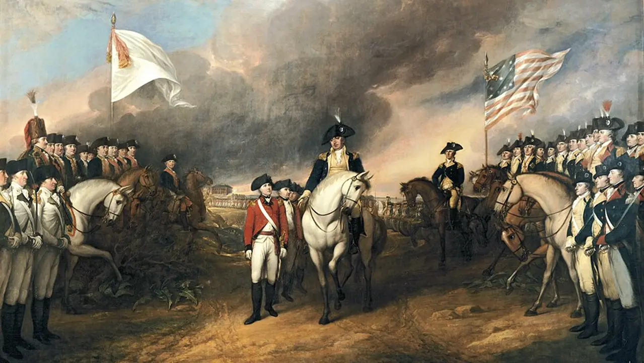 Surrender of British forces at Yorktown
