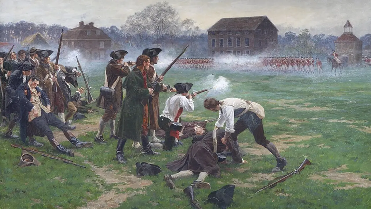 Battle of Lexington illustration