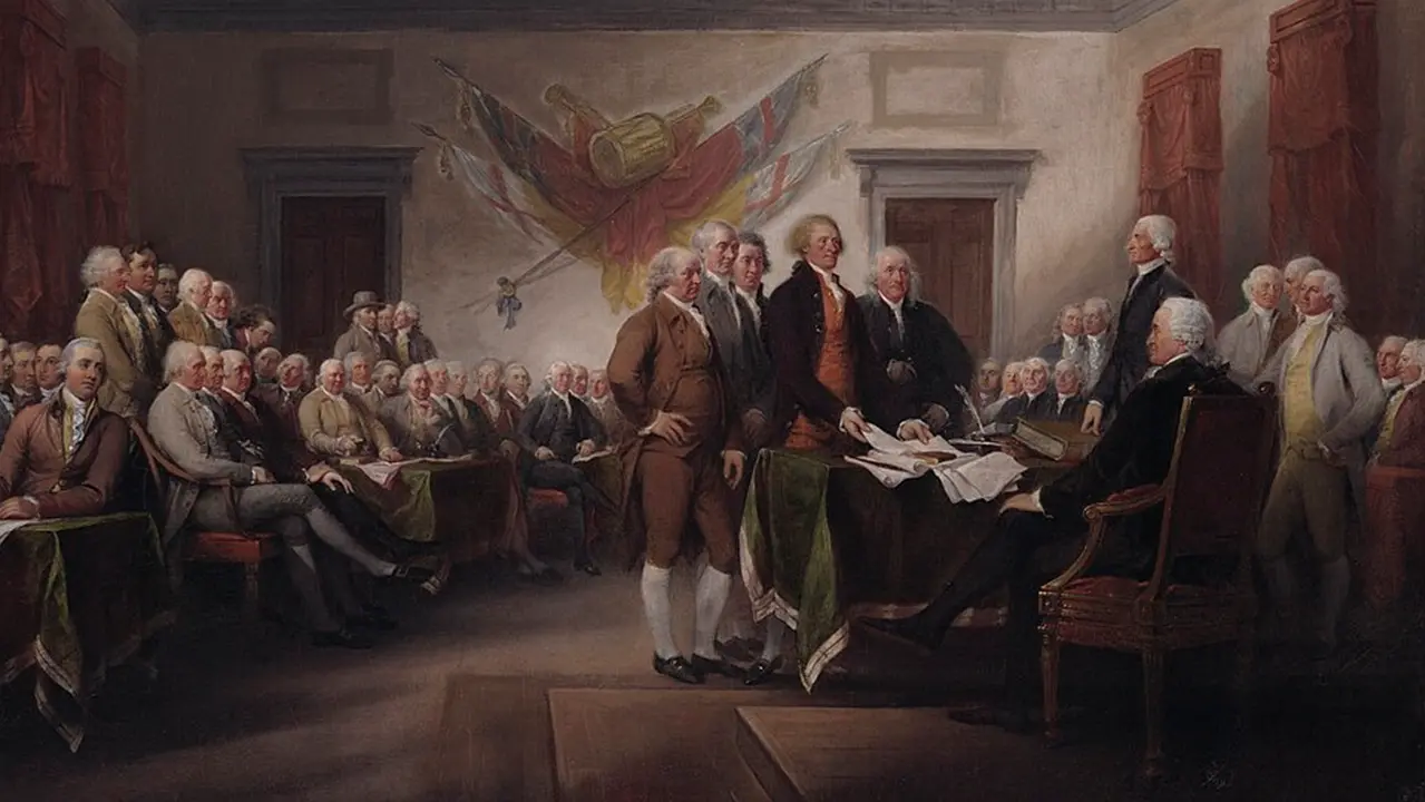 Second Continental Congress debating independence
