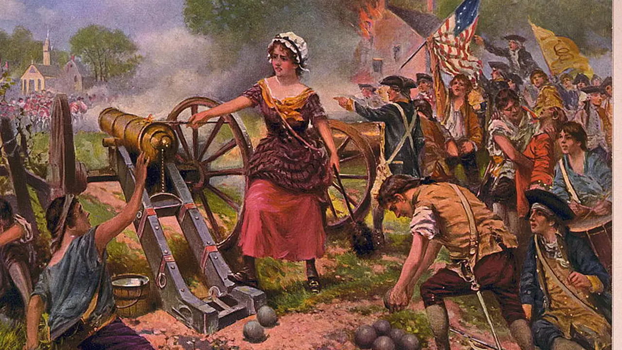 Molly Pitcher at the Battle of Monmouth