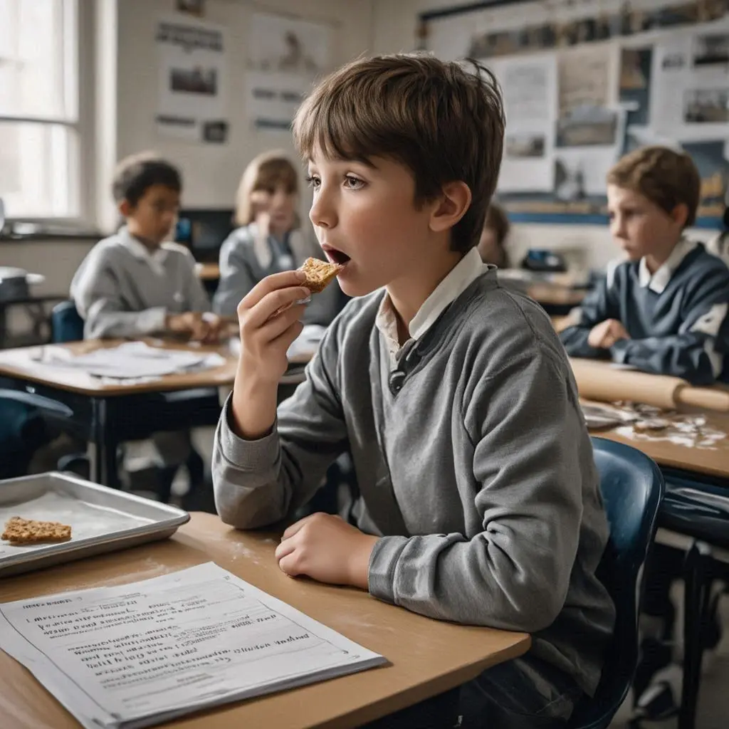 Hardtack cooking activity