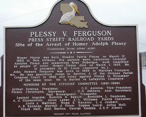Plessy v. Ferguson Historical Marker
