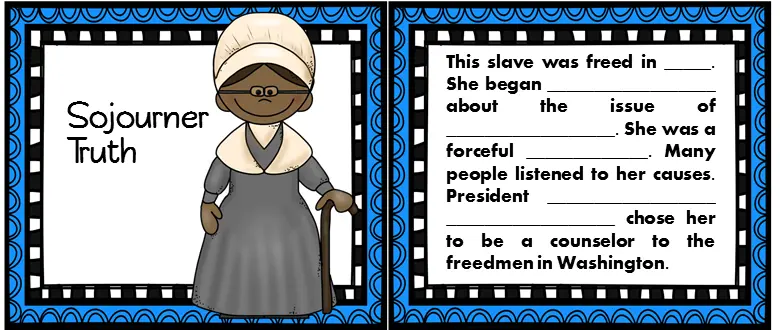 Black History Month Scoot Activity