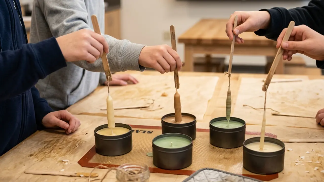 Candle making activity