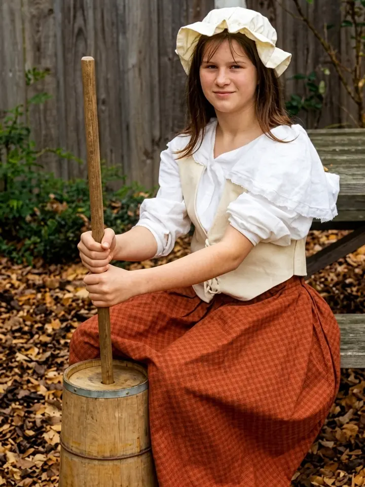 Churning butter activity