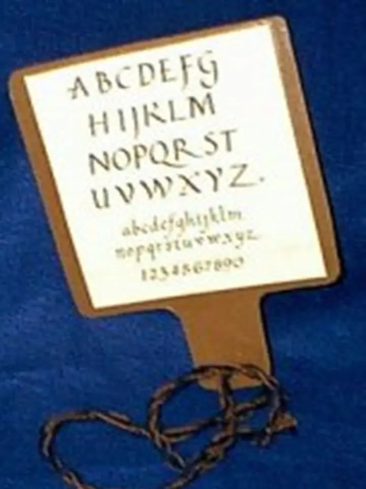 Hornbook craft activity