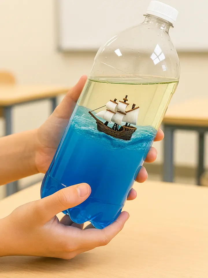 Pilgrim reenactor outdoors