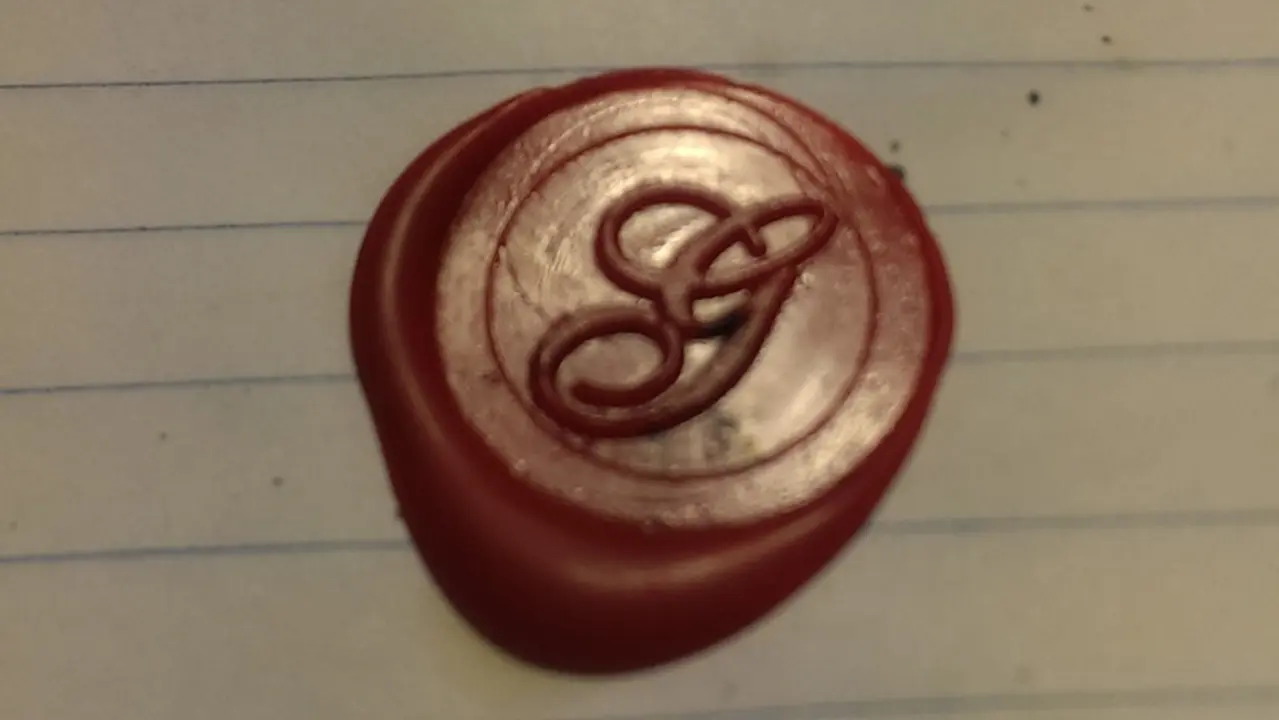Wax seal letter activity