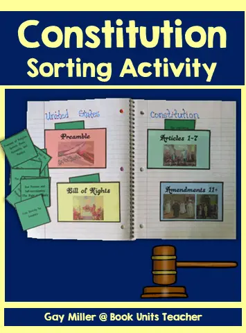 Constitution Activities for Upper Elementary Students