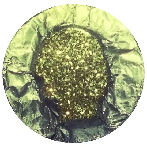 student gold medallion craft example