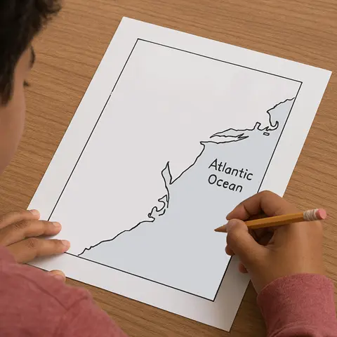 English settlements map activity