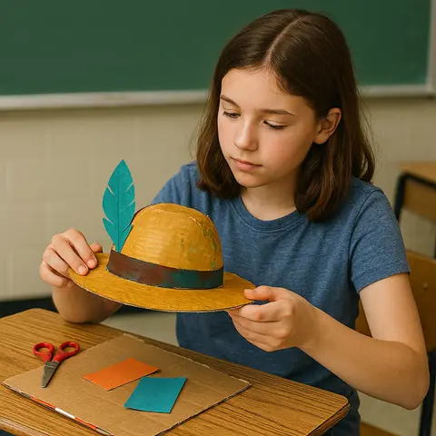 British explorer hat craft placeholder