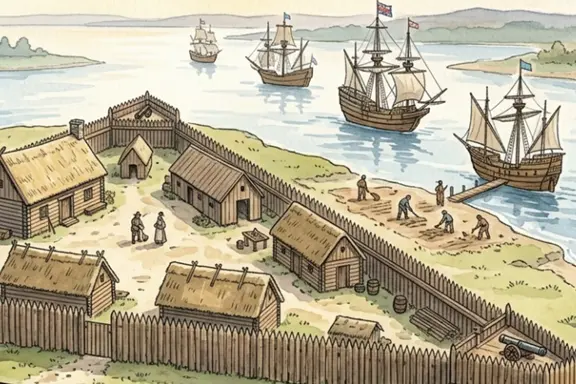 English settlements illustration