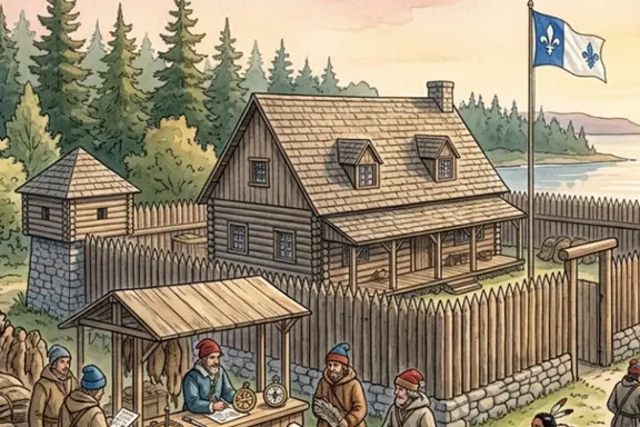 French settlements illustration