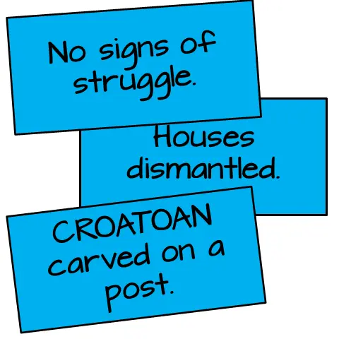 Roanoke mystery cards