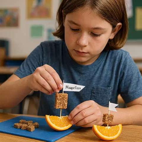 sail and snack ship activity