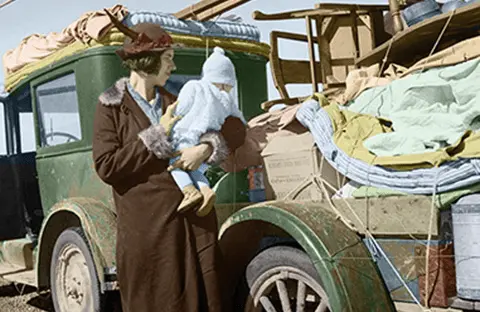 Family Moving during the Great Depression