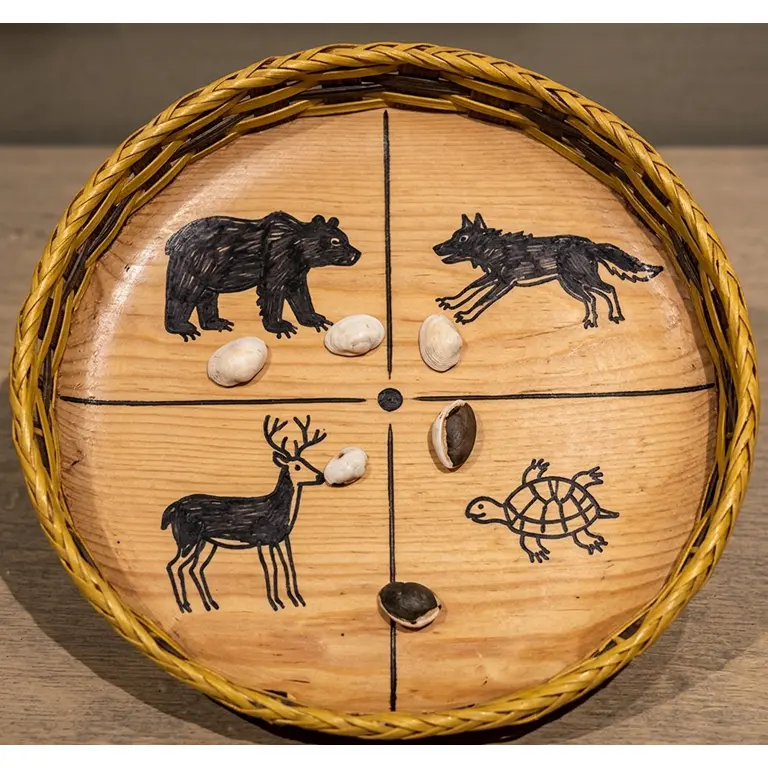 The Lenape Deer Button Game