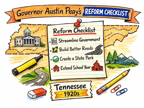 Students mapping out state government reforms and infrastructure changes