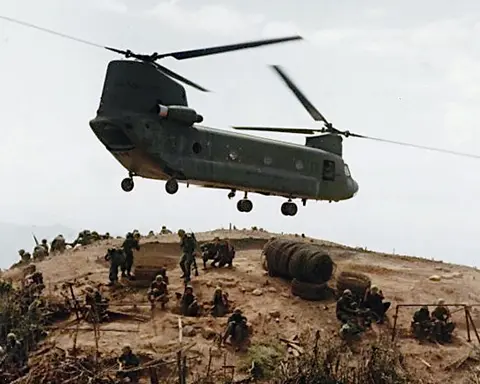 Helicopter relocation of Soldiers