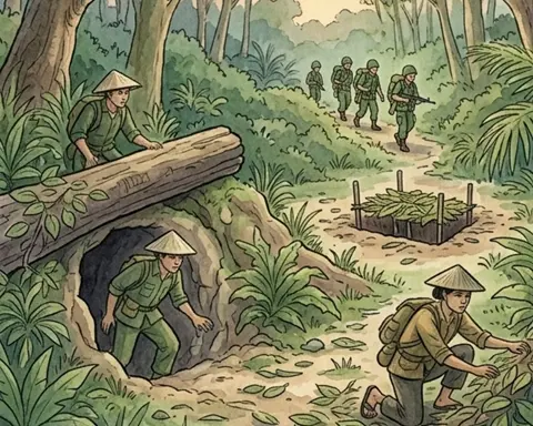 soldiers riding in small boat