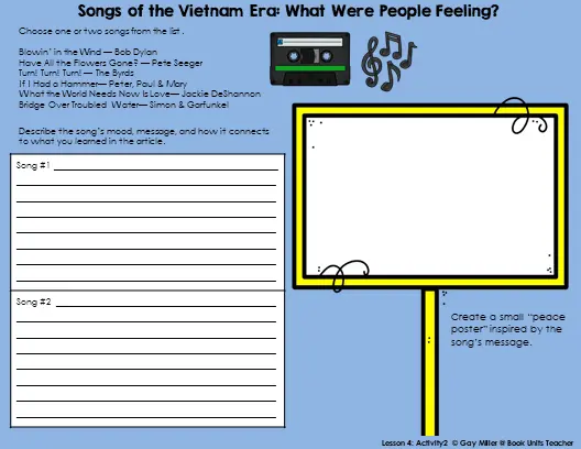 Vietnam era music activity