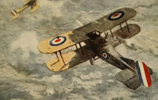 British Machines Chasing The German Scarlet Scouts