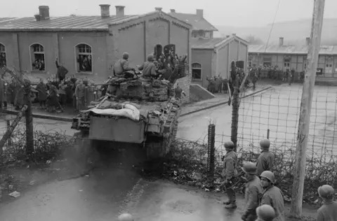 Allied Troops Advancing in Europe