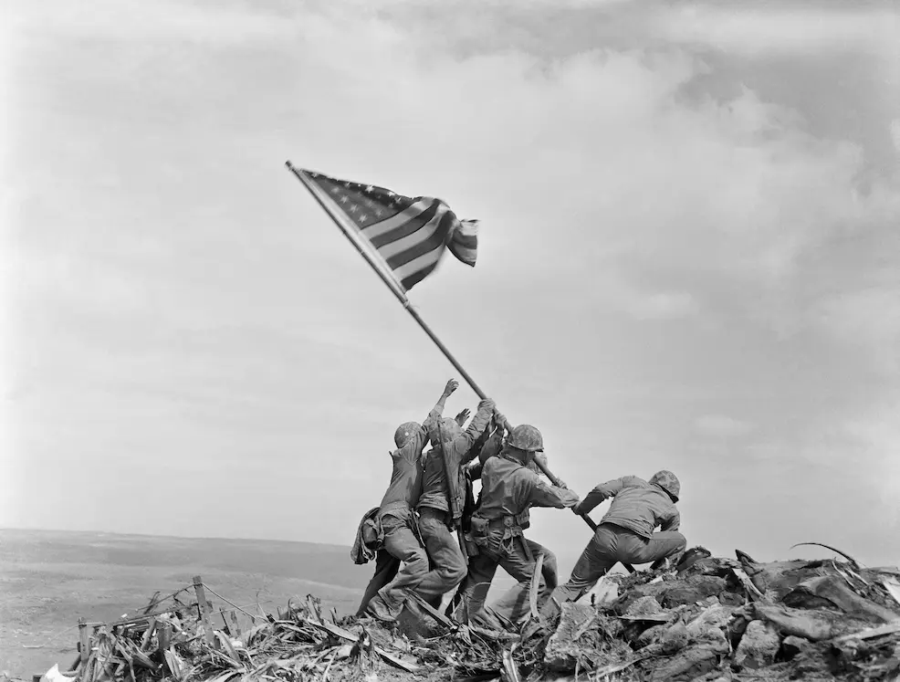 Raising the Flag at Iwo Jima