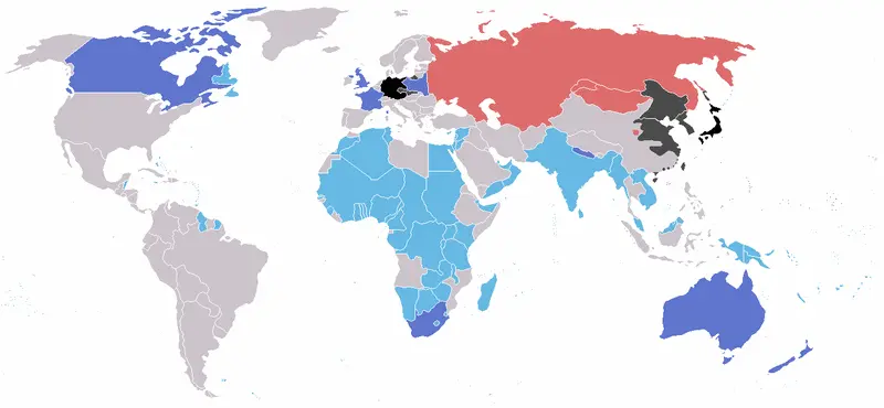 Axis Powers Map