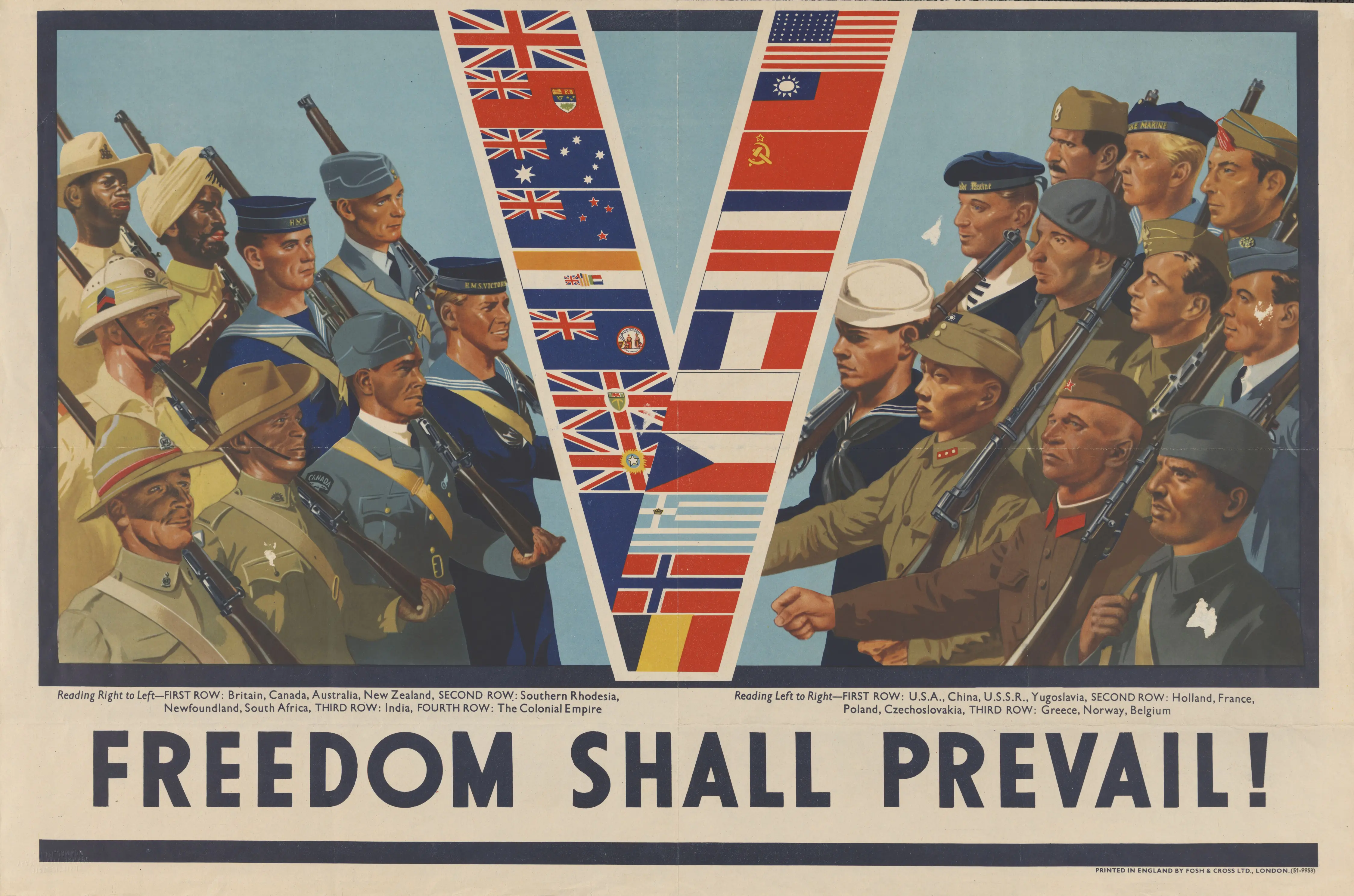 V for Victory Poster
