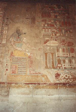 This photo of Anubis was taken in the Temple of Hatshepsut at Luxor.