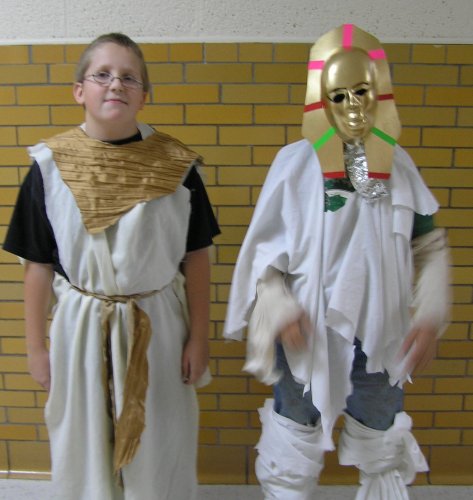Student Dressed as an Egyptian