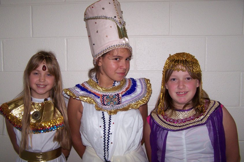 Students Dressed as an Egyptian