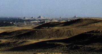 Looking south from Giza