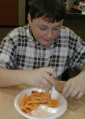 Student Making Italian Pasta