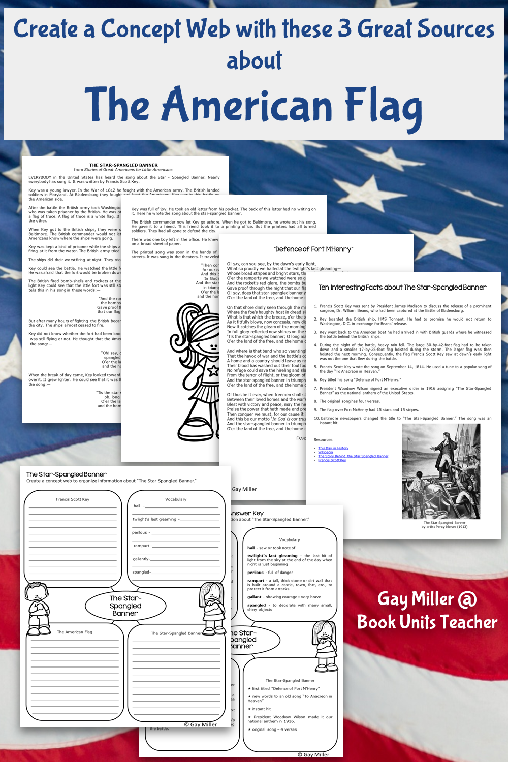 Using Francis Scott Key and the Story of the Star-Spangled Banner to Create a Concept Web