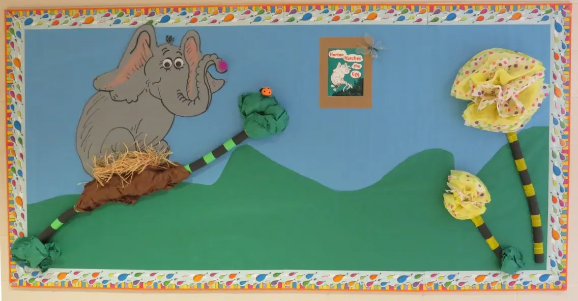 Dr Seuss Read Across America bulletin board display