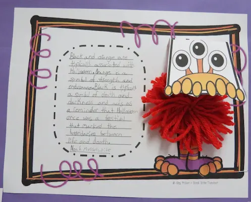 Halloween monster pattern example