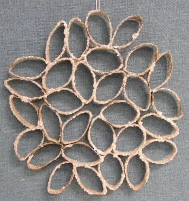 Snowflake craft project 3
