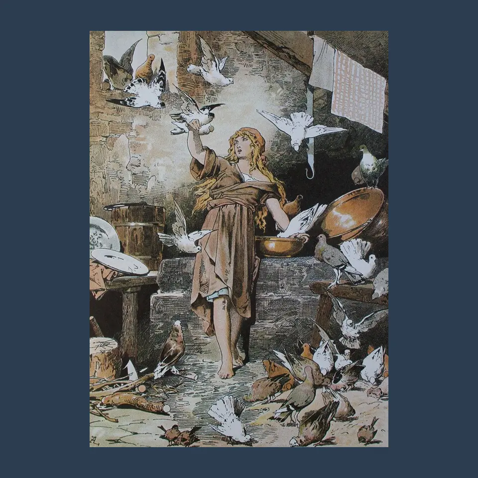 Cinderella by German Painter and Illustrator Alexander Zick