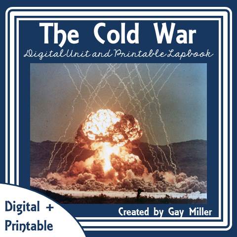 Purchase The Cold War Lapbook on Teachers Pay Teachers. This activity is great for upper elementary including 4th, 5th, and 6th graders.