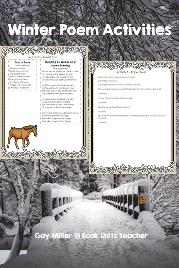 Comparing Two Winter Themed Poems by Robert Frost