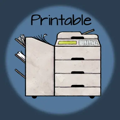 Printable Anchor Charts